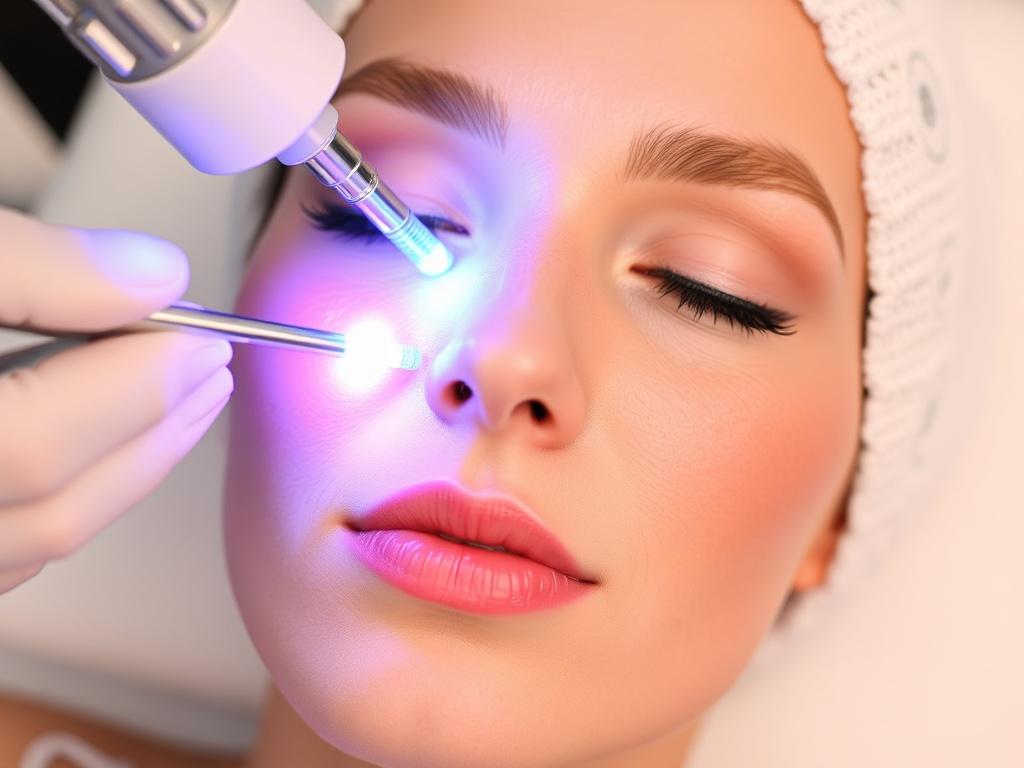 Laser facial rejuvenationфото
