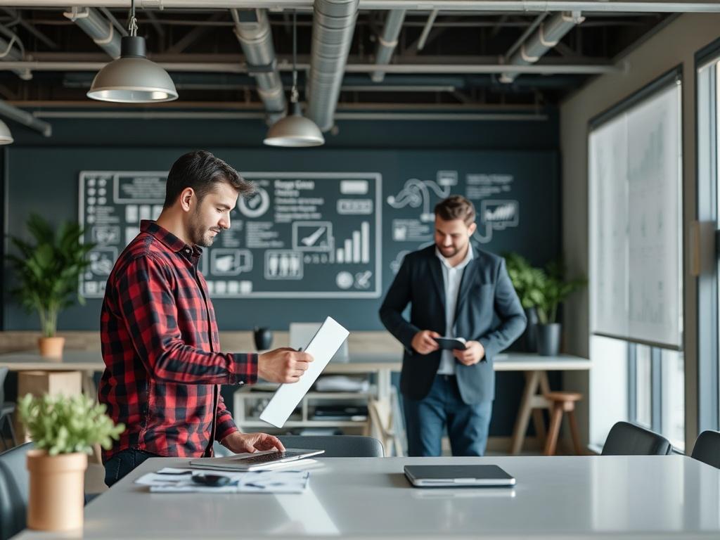 Entrepreneurs optimize workflowsфото