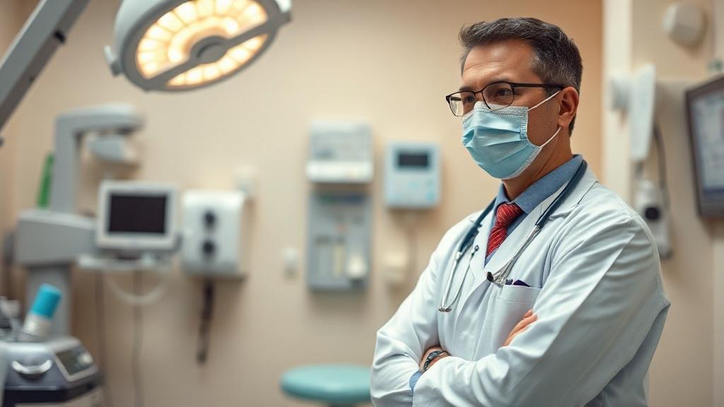 a doctor in a clinicфото